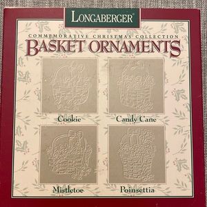 Longaberger Pewter Christmas Ornaments